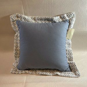 Piper & Wright Ansonia Indigo 16” Pillow NWT